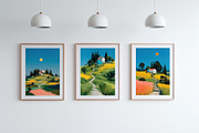 Colorful Countryside Illustration, a Decorative Illustration by Housui Patterns (Thumbnail 8 of 12)