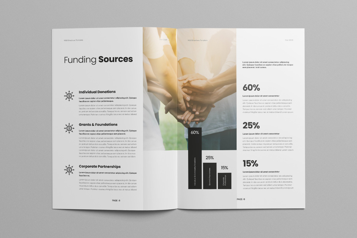 Nonprofit Brochure | Canva & MS Word, a Brochure Template by HiveArts (Photo 5 of 11)