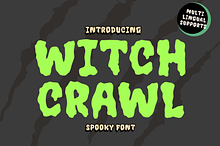 Witchcrawl is a Halloween font