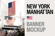 Banner Mockup in New York City, an Advertising Mockup by Brandacle Mockups (Thumbnail 3 of 8)