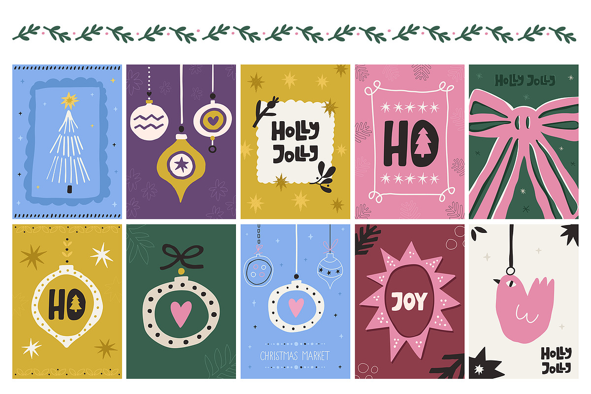 Cozy Holidays | Christmas Clipart, a Decorative Illustration by danceyourlife (Photo 13 of 15)