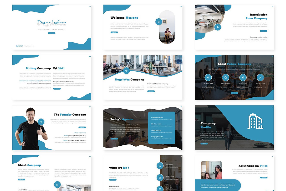 Dagelafoz - Powerpoint Template, a Presentation Template by inspirasign (Photo 2 of 4)
