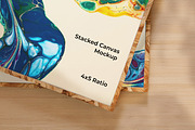 Stacked Canvas Mockup, a Household Mockup by Mehedi Hasan (Thumbnail 4 of 4)