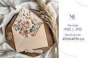 Envelope Liner Mockup 5x7 Card, a Mockup by Mie Mockup Studio (Thumbnail 4 of 7)