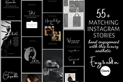 DARK MINIMAL INSTAGRAM TEMPLATE, a Social Media Template by Faytemplates (Thumbnail 3 of 8)