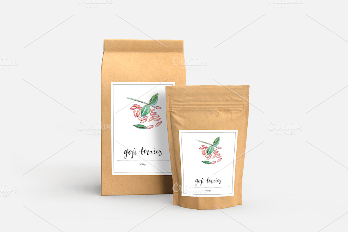Watercolor spices vector set-1, an Illustration by miminoshka (Photo 3 of 11)