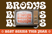 Pluffy Oracled – Groovy Retro Vibes, a Handwritten Font by Black Junst (Thumbnail 8 of 13)