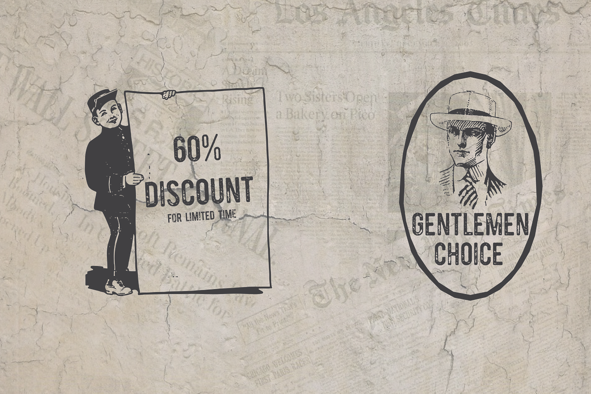 Vintage Pack-Promo 60% off, a Font by Jadugar Design Studio (Photo 13 of 15)