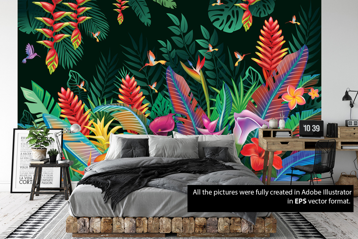 Tropical Paradise, a Decorative Illustration by ViktoriaARTprint (Photo 2 of 8)