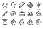 Gastronomy Icon Pack, an Outline Icon by Tekuni (Thumbnail 5 of 10)