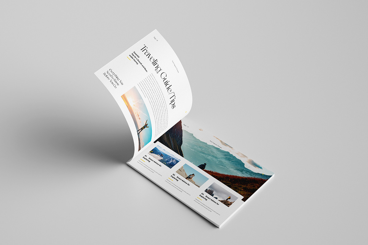 Travel Magazine Template, a Magazine Template by Spark_Creative (Photo 5 of 10)