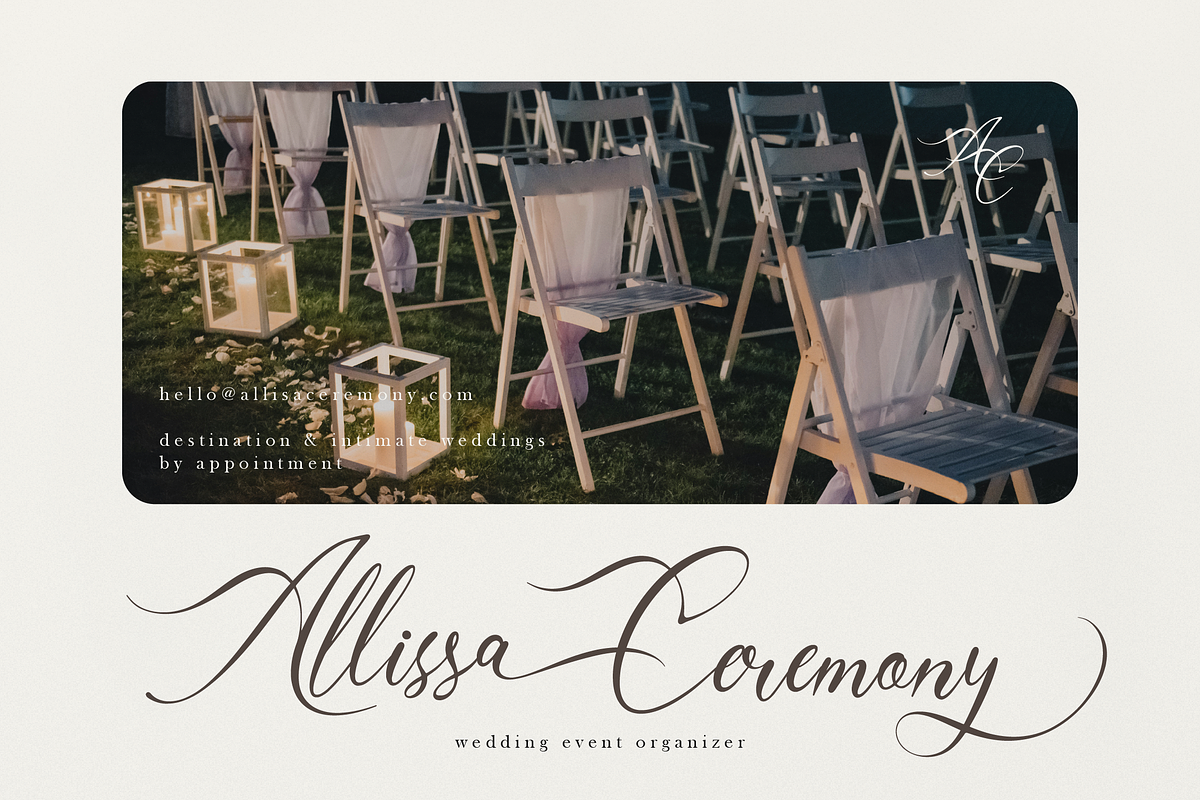 Mallsreya Beauty Calligraphy Script, a Script Font by gracetype_studio (Photo 5 of 12)