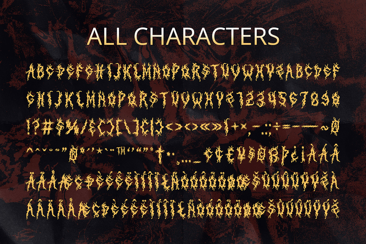 CS Bistre – Black Metal Font, a Blackletter Font by Craft Supply Co. (Photo 8 of 8)