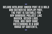 Belang Keslomot Brush, a Handwritten Font by QR Design Studio (Thumbnail 3 of 6)