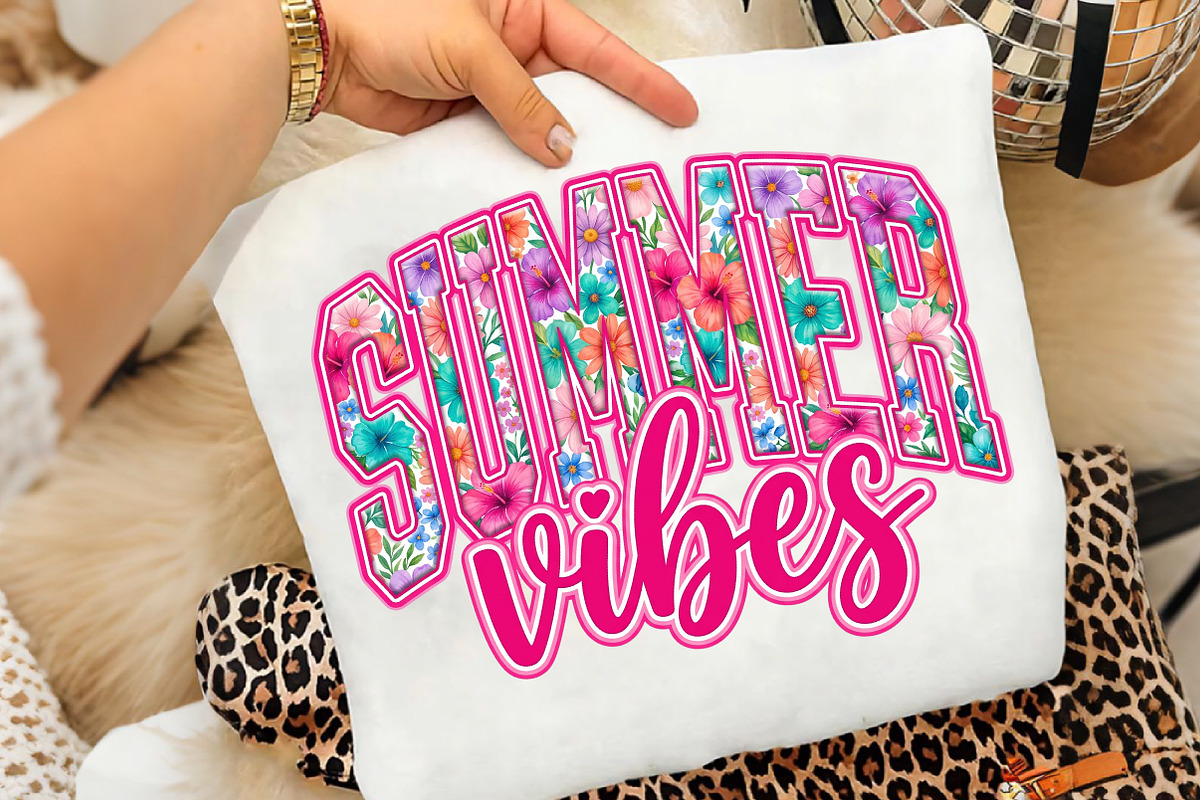 Preppy Summer Vibes Png, an Illustration by CreationArt (Photo 4 of 5)
