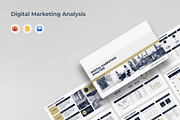 Digital Marketing Analysis Template, a Presentation Template by JetzTemplates (Thumbnail 1 of 4)