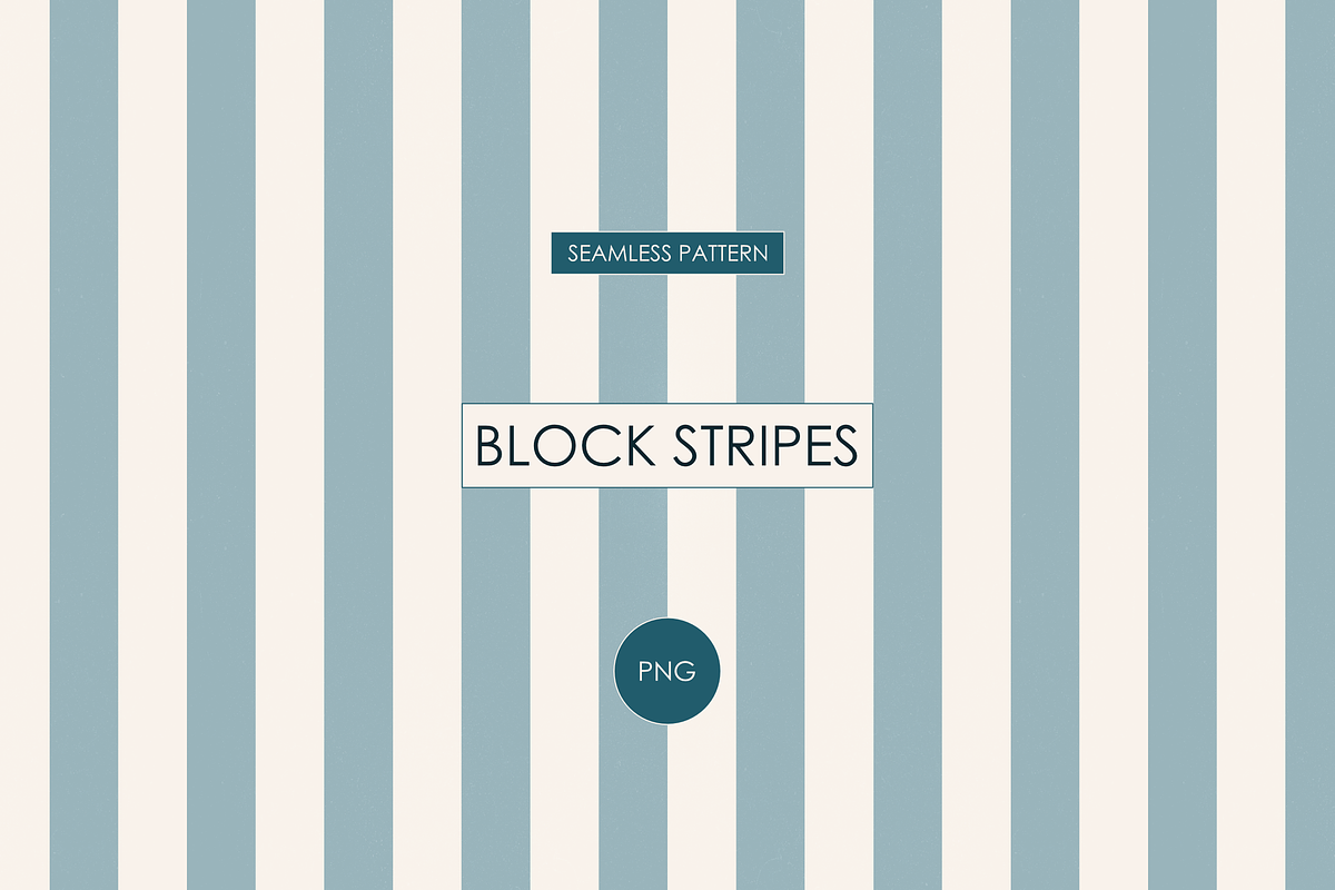 Block Stripes Seamless Pattern, a Pattern Graphic by HonestiesPrintS (Photo 1 of 3)