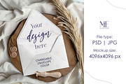 Envelope Liner Mockup 5x7 Card, a Mockup by Mie Mockup Studio (Thumbnail 3 of 7)