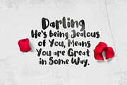 Jealous Cute Font, a Sans Serif Font by YandiDesigns (Thumbnail 3 of 3)