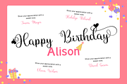 Evelina Heart, a Handwritten Font by BearyType Studio (Thumbnail 2 of 5)