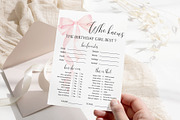 Birthday Party Game Template, an Invitation Template by Elena Medvedeva (Thumbnail 4 of 5)