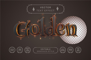 Bronze - Editable Text Effect