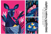 Colorful Animal Illustrations, an Animal Illustration by Digital Art Creations (Thumbnail 2 of 6)