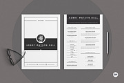 Clean Resume/Cv, a Resume Template by AyshaCanvas (Thumbnail 1 of 7)
