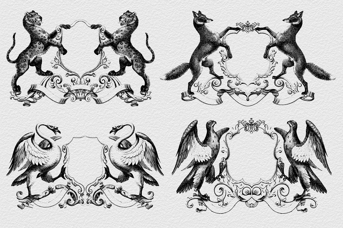 Procreate Heraldic Crests & Emblems, a Brush Add-On by AW Studios (Photo 5 of 9)