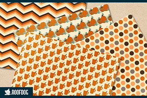 Pumpkin Spice Latte Digital Paper