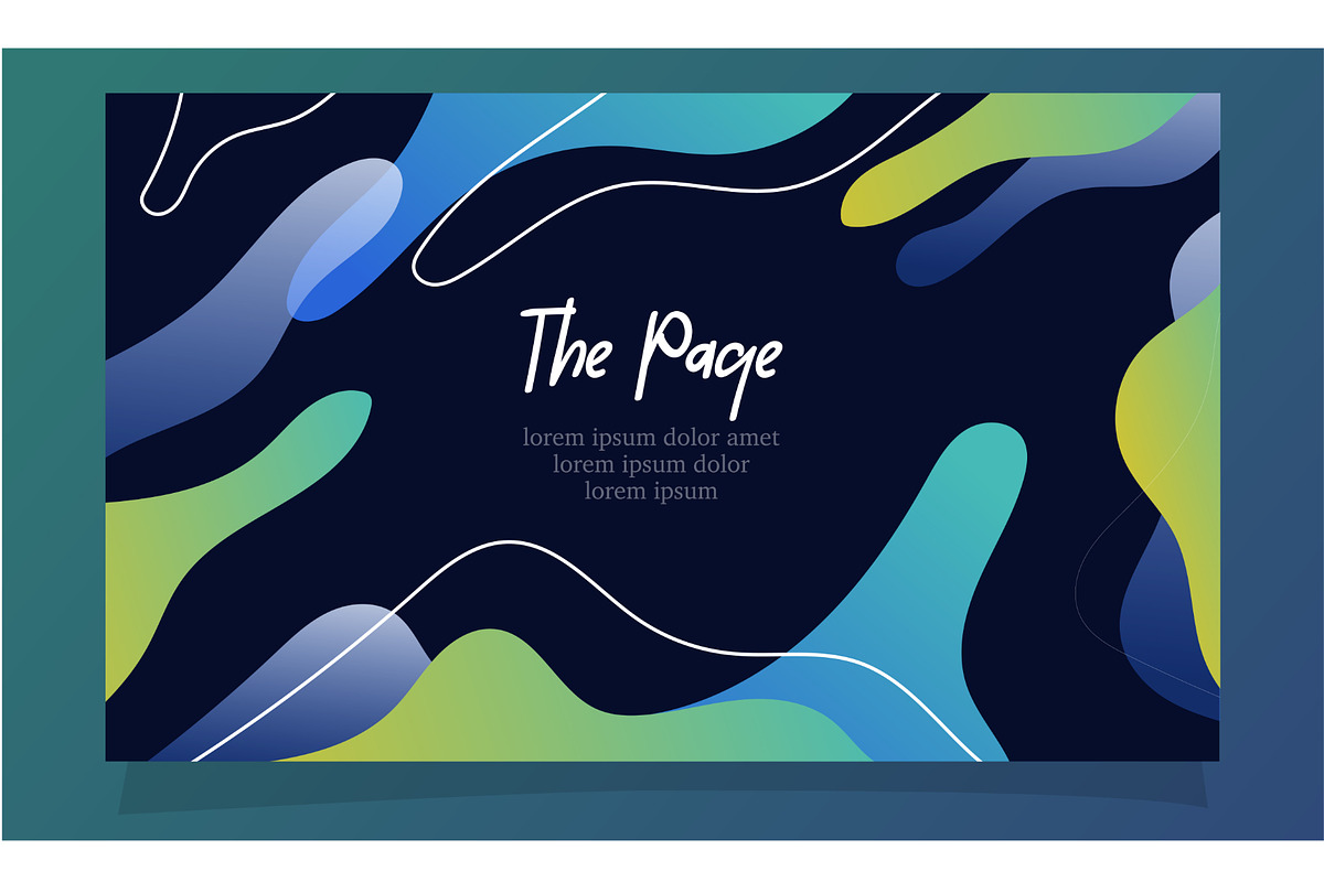 Abstract background vector, a Decorative Illustration by foxndeer (Photo 4 of 4)
