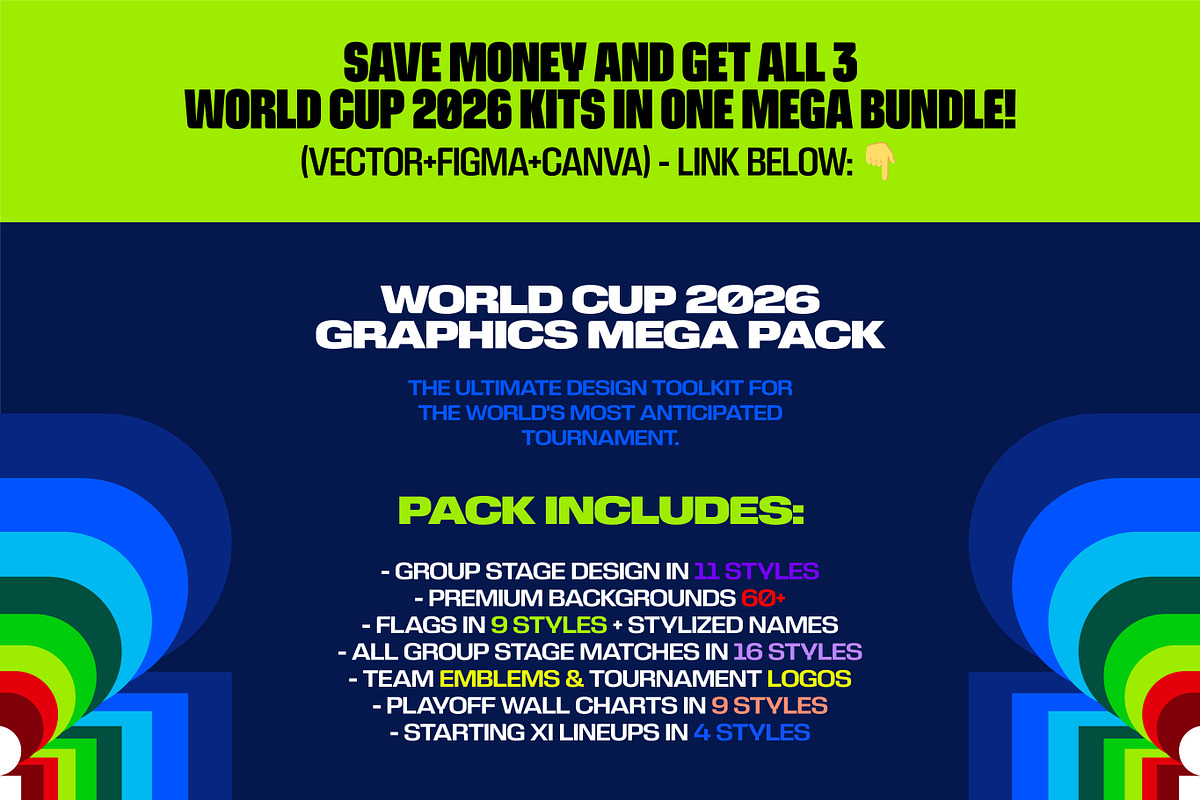 World Cup 2026 Graphics Mega Pack, a Sport Illustration by Lunarts Studio (Photo 2 of 10)