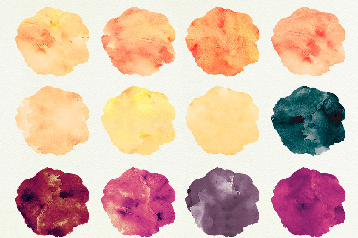 Watercolor Kit Styles + Typeface preview 7