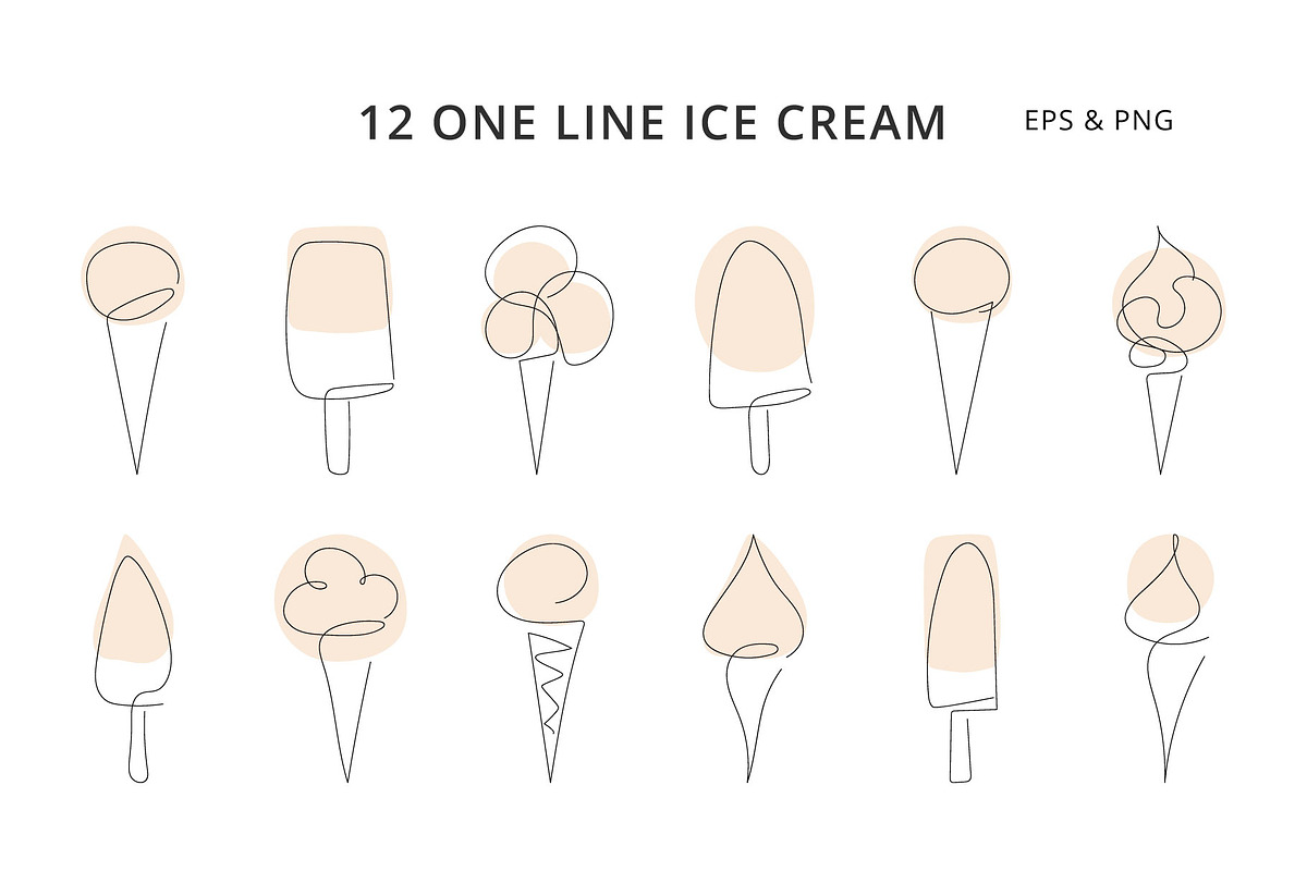 Ice cream abstract, a Pattern Graphic by Anatartan Design (Photo 6 of 18)