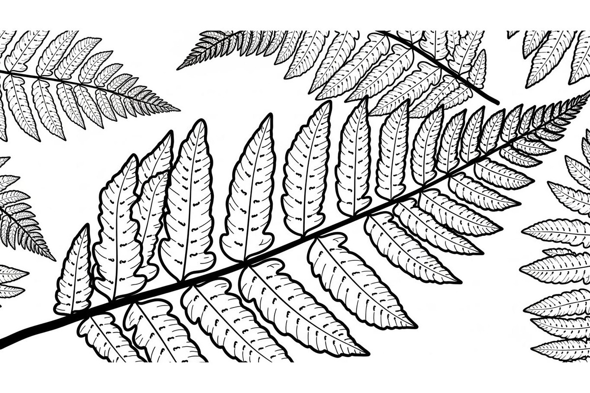 Minimal Abstract Leaves Line Art, an Illustration by musafir_fashion (Photo 5 of 11)