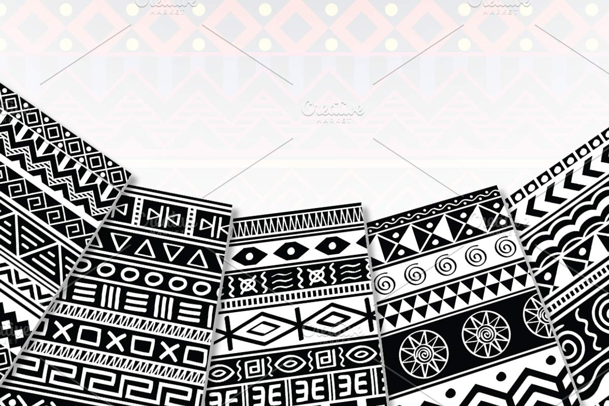 20 Tribal Patterns Seamless Vector, a Pattern Graphic by wowpatterns (Photo 5 of 6)