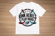 Hockey T-Shirt Design Graphic, an Object Graphic by balal (Thumbnail 1 of 3)