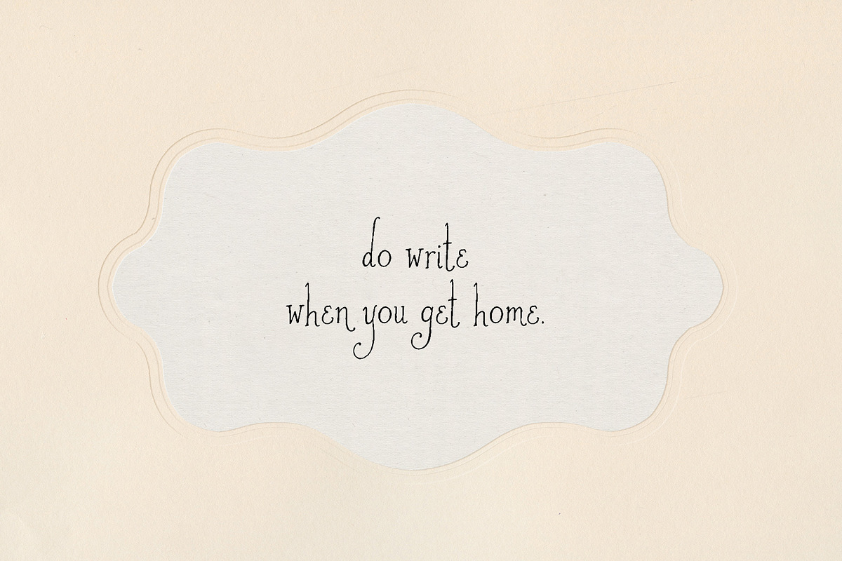 Signora - Textured Font, a Handwritten Font by Mneme (Photo 7 of 7)
