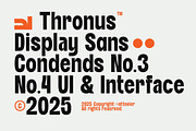 Thronus Sans Display Condendsed, a Sans Serif Font by OV Type (Thumbnail 2 of 12)