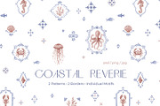 COASTAL REVERIE - Pattern Collection, a Pattern Graphic by SurfaceStories (Thumbnail 1 of 7)