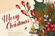 Floral Christmas & Merry Mice, an Animal Illustration by Yeticrab (Thumbnail 6 of 7)