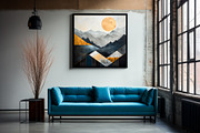 Geometric mountain landscape., a Wallpaper Graphic by O m N i  Studio (Thumbnail 13 of 15)