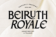 Beiruth - Serif Font, a Serif Font by Sronstudio (Thumbnail 1 of 16)