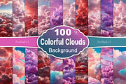 Colorful Clouds Wallpaper, a Texture Graphic by Forhadx5 (Thumbnail 1 of 8)