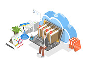 Statistics & Data Analysis Set 01, a Technology Illustration by AndriiStore (Thumbnail 5 of 11)