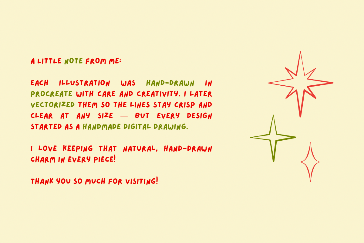 Hand Drawn Christmas Whimsical, a Seasonal Illustration by CraftingOnSunday (Photo 4 of 4)