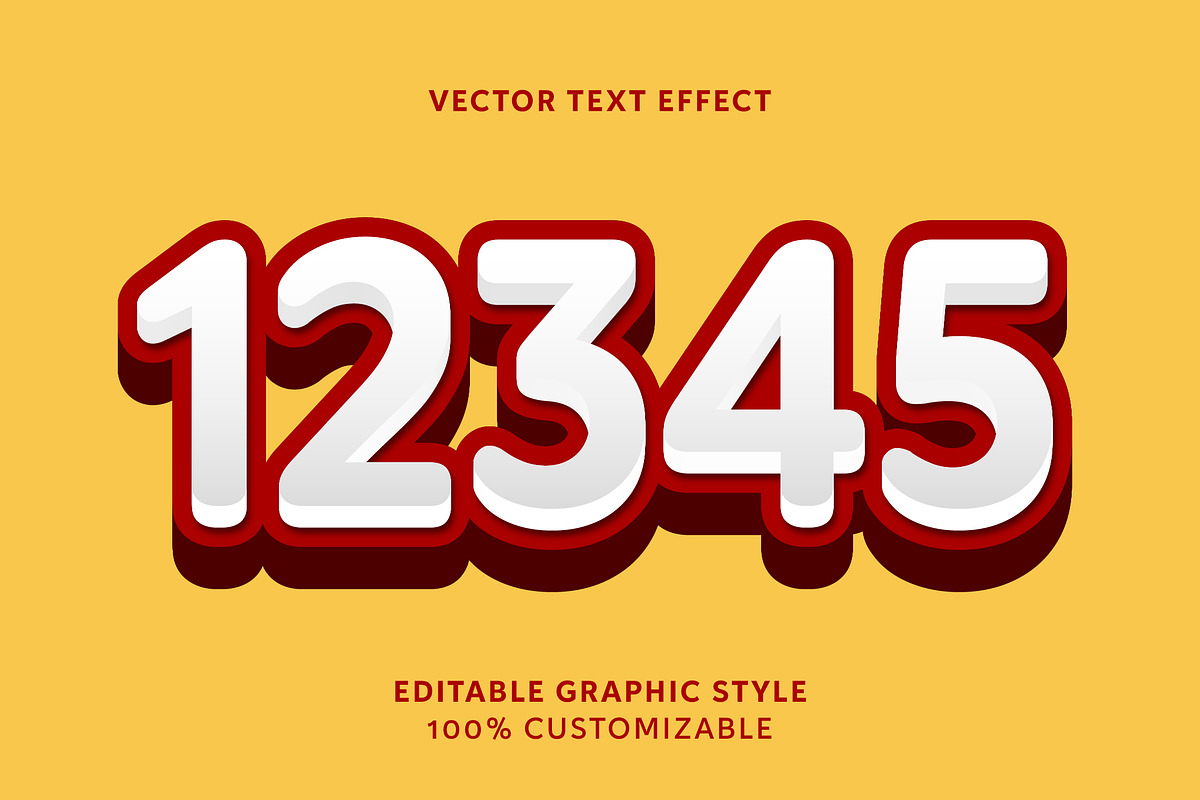3D Retro Embossed Text Effect preview 2