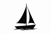 Sailing & Cargo Ship Silhouette Pack, an Illustration by Designs_River (Thumbnail 5 of 9)