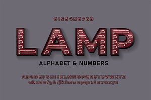 Neon Glass Tube Alphabet, a Graphic by Pro_Vector