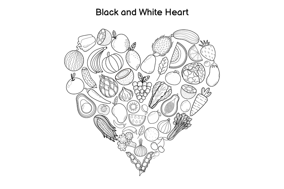 Fruits and Vegetables Clipart Bundle, an Object Graphic by Gulnara Sabirova (Photo 23 of 35)